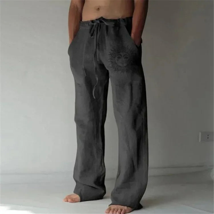 ZERRA Çiçek Baskılı Oversize Jogger
