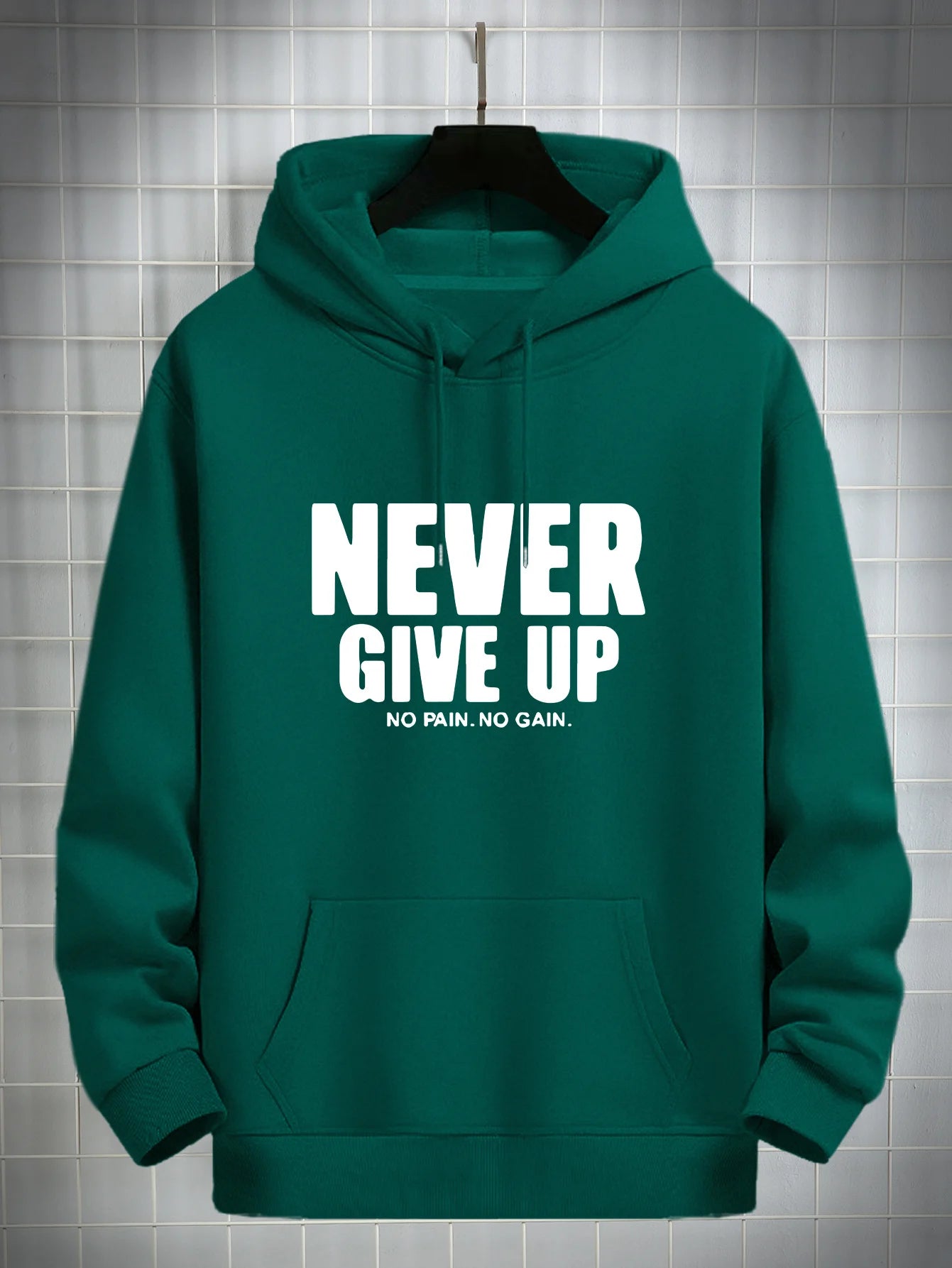 ZERRA "Never Give Up" Polar Hoodie