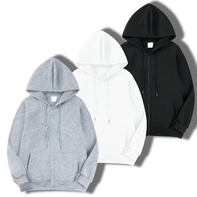ZERRA Günlük Fermuarlı Hoodie