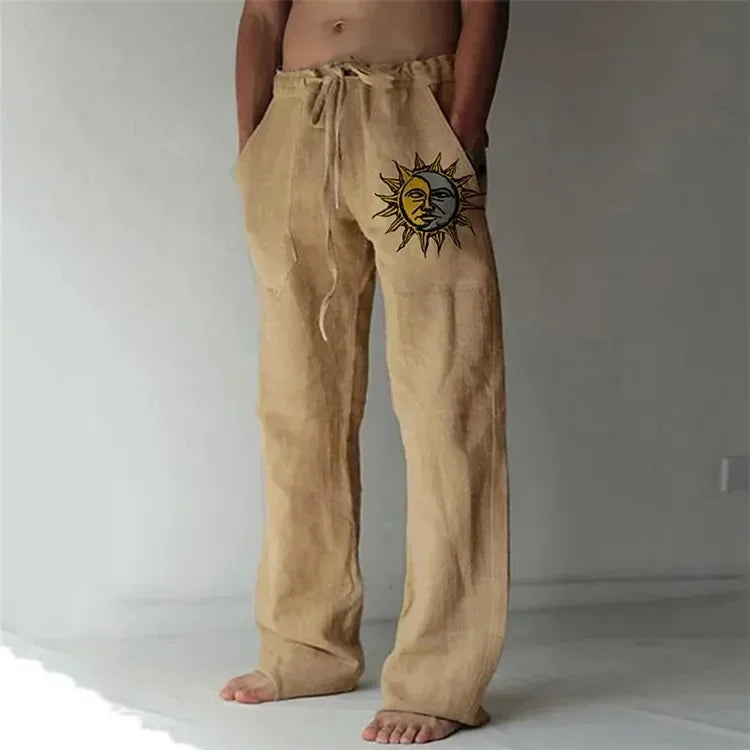 ZERRA Çiçek Baskılı Oversize Jogger