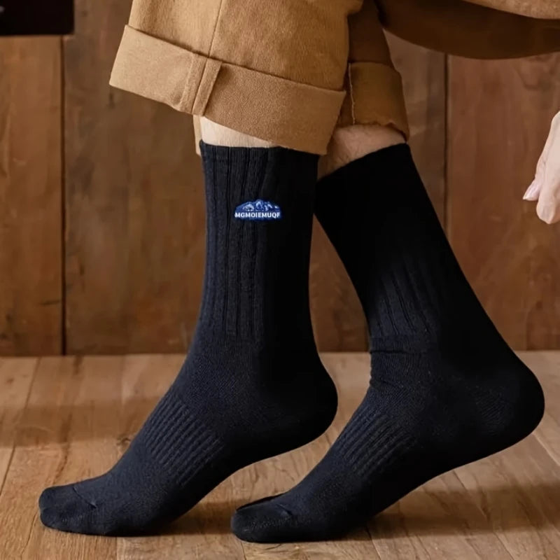 Erkek Retro Orta Boy Çorap (4'lü Paket)