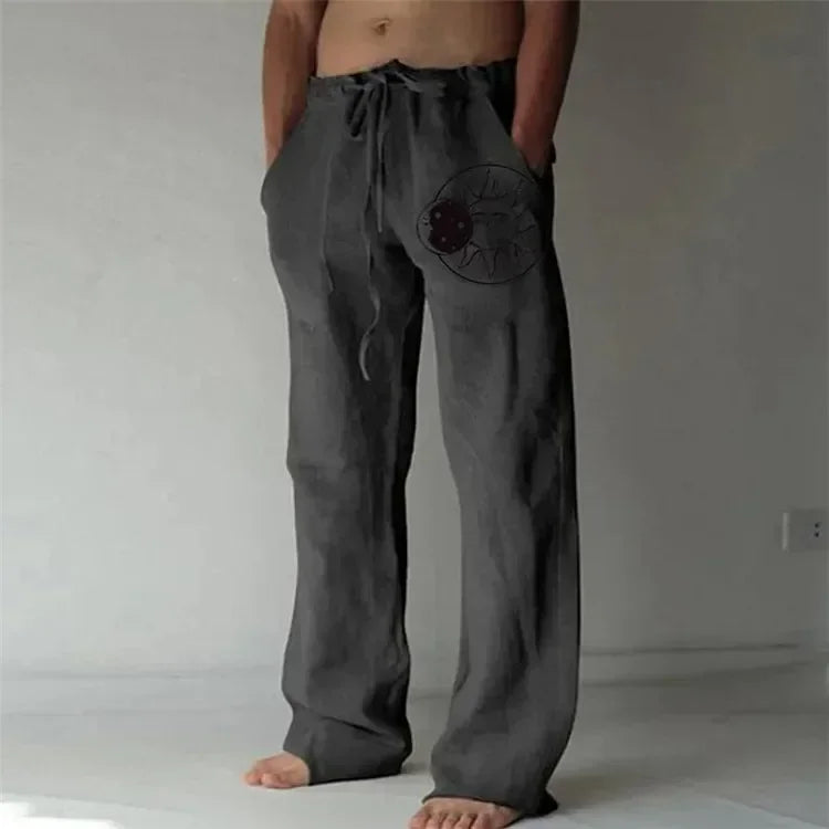 ZERRA Çiçek Baskılı Oversize Jogger