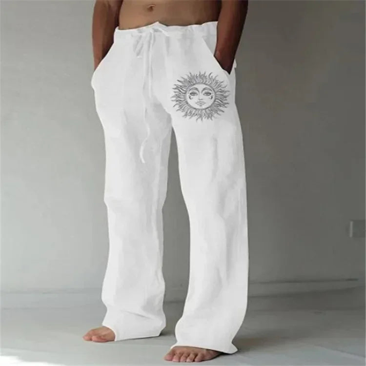 ZERRA Çiçek Baskılı Oversize Jogger