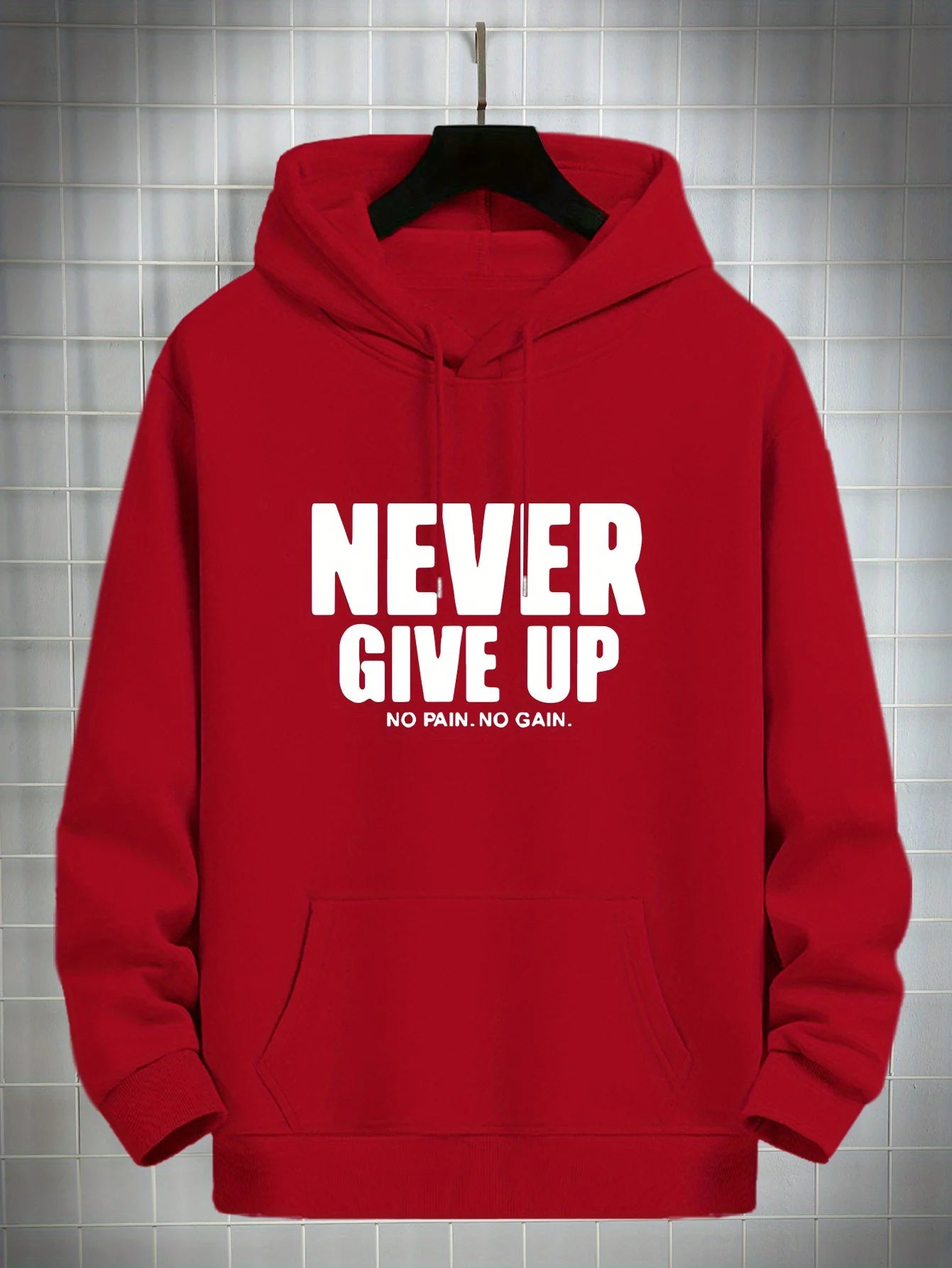 ZERRA "Never Give Up" Polar Hoodie