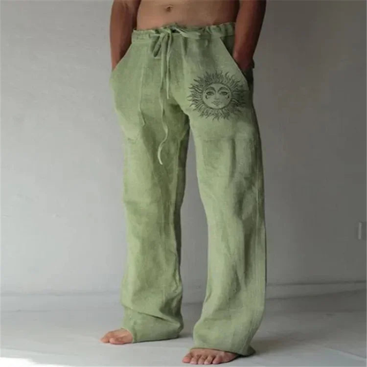 ZERRA Çiçek Baskılı Oversize Jogger