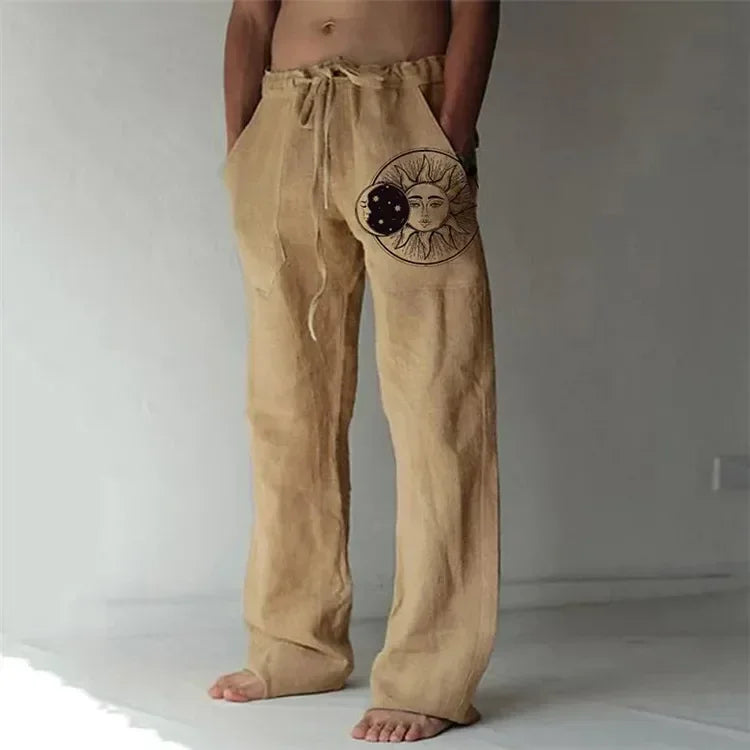ZERRA Çiçek Baskılı Oversize Jogger