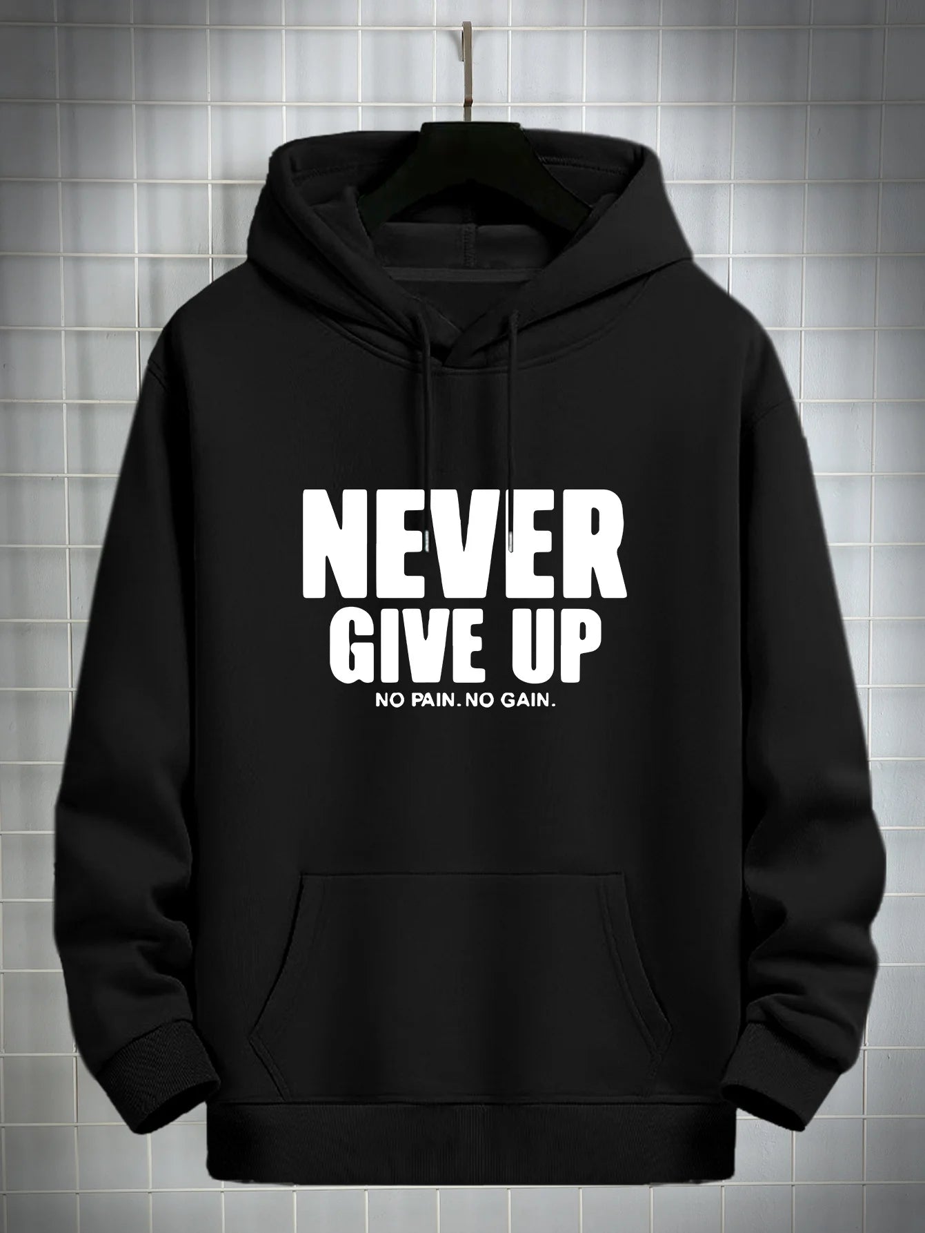 ZERRA "Never Give Up" Polar Hoodie