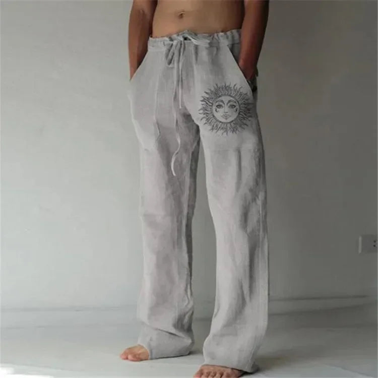 ZERRA Çiçek Baskılı Oversize Jogger