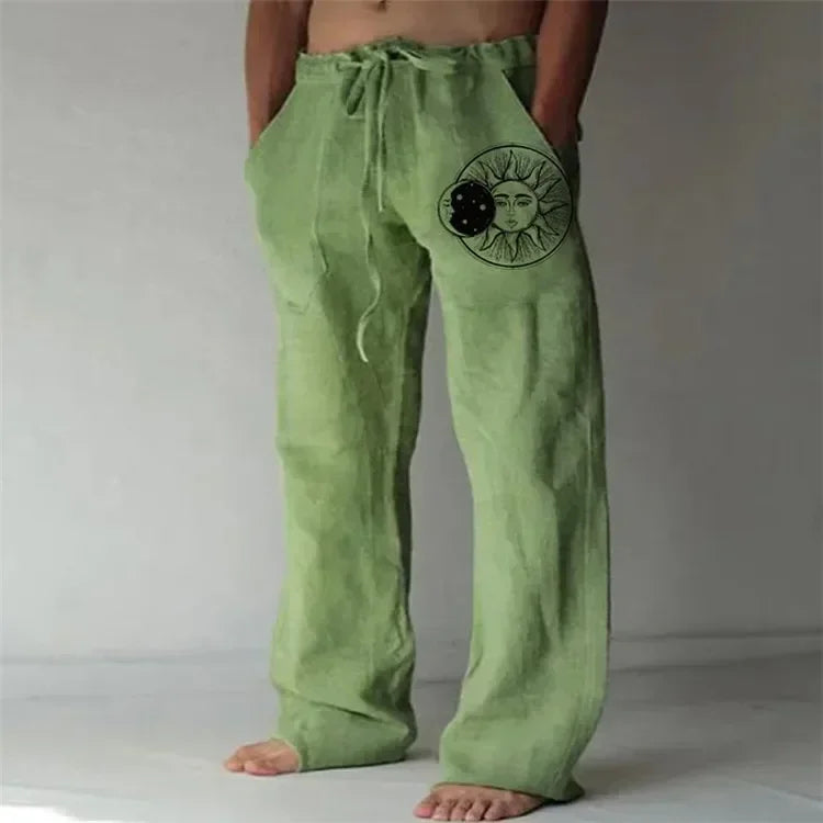ZERRA Çiçek Baskılı Oversize Jogger