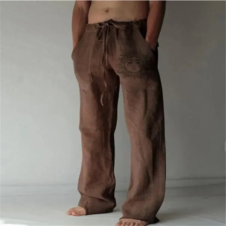ZERRA Çiçek Baskılı Oversize Jogger