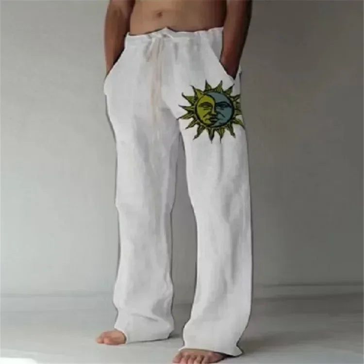 ZERRA Çiçek Baskılı Oversize Jogger