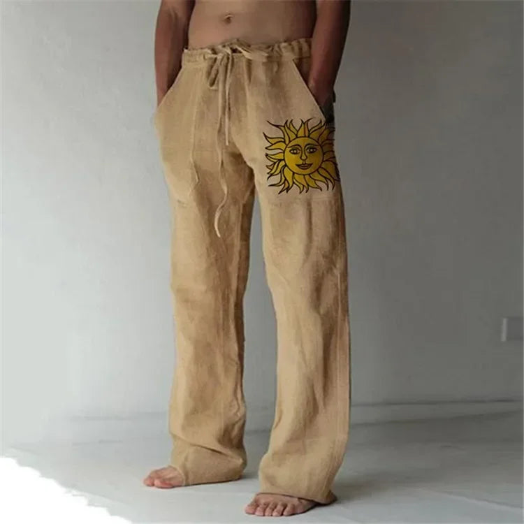 ZERRA Çiçek Baskılı Oversize Jogger