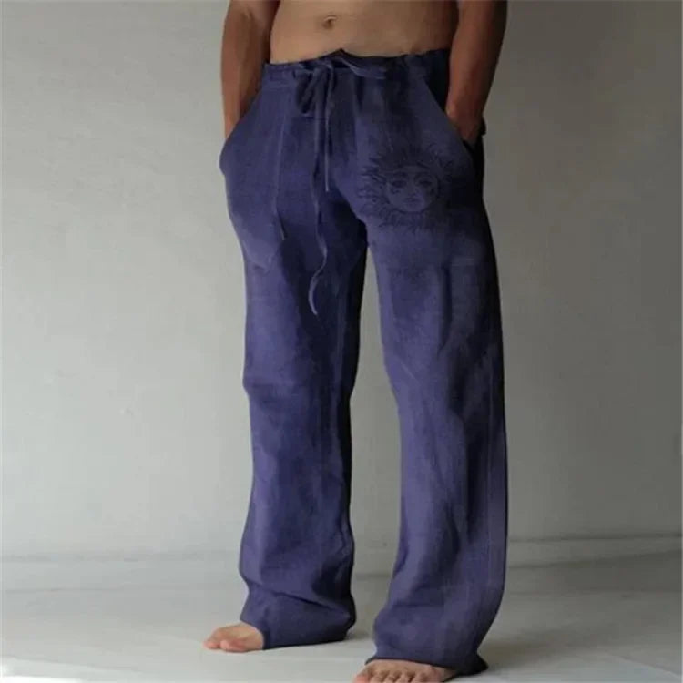 ZERRA Çiçek Baskılı Oversize Jogger